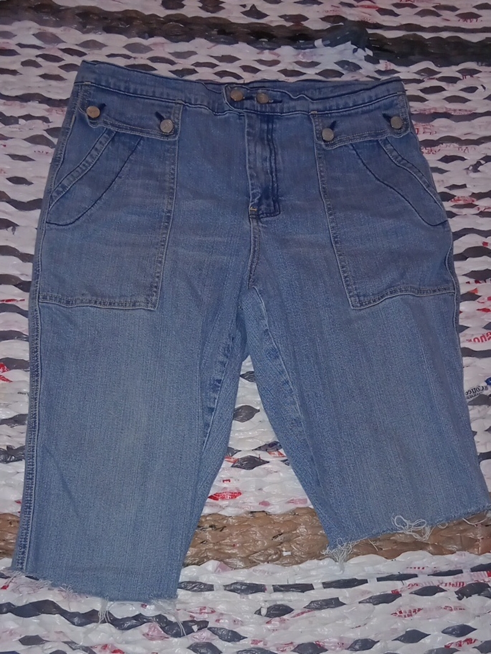 Vigoss Women’s Blue Denim Bermuda Jeans